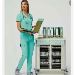 *FIGS* Fresh Aqua (Limited Edition Color) Scrubs Size M